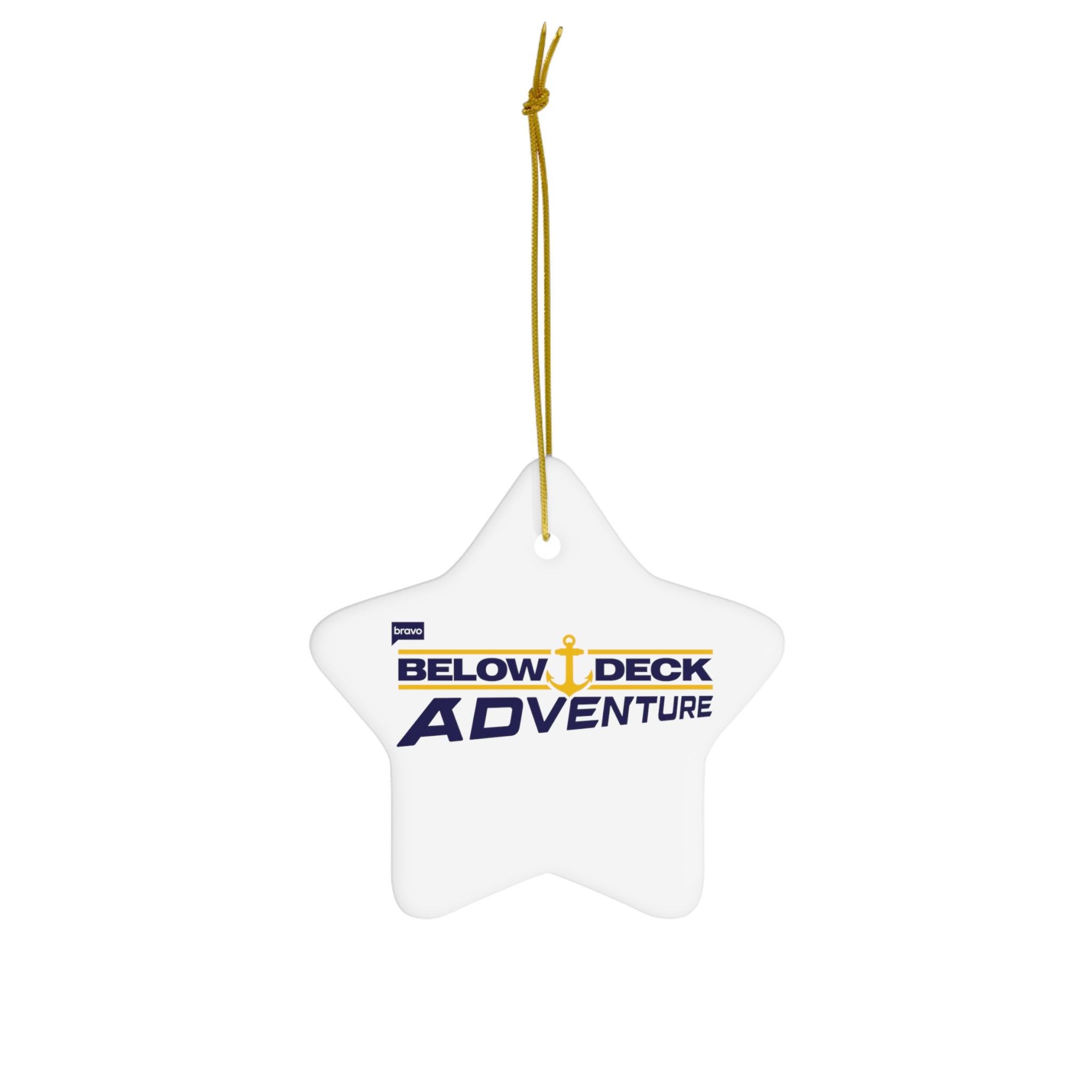 Below Deck Adventure- Ceramic Ornament, 4 Shapes - Creations by Chris and Carlos